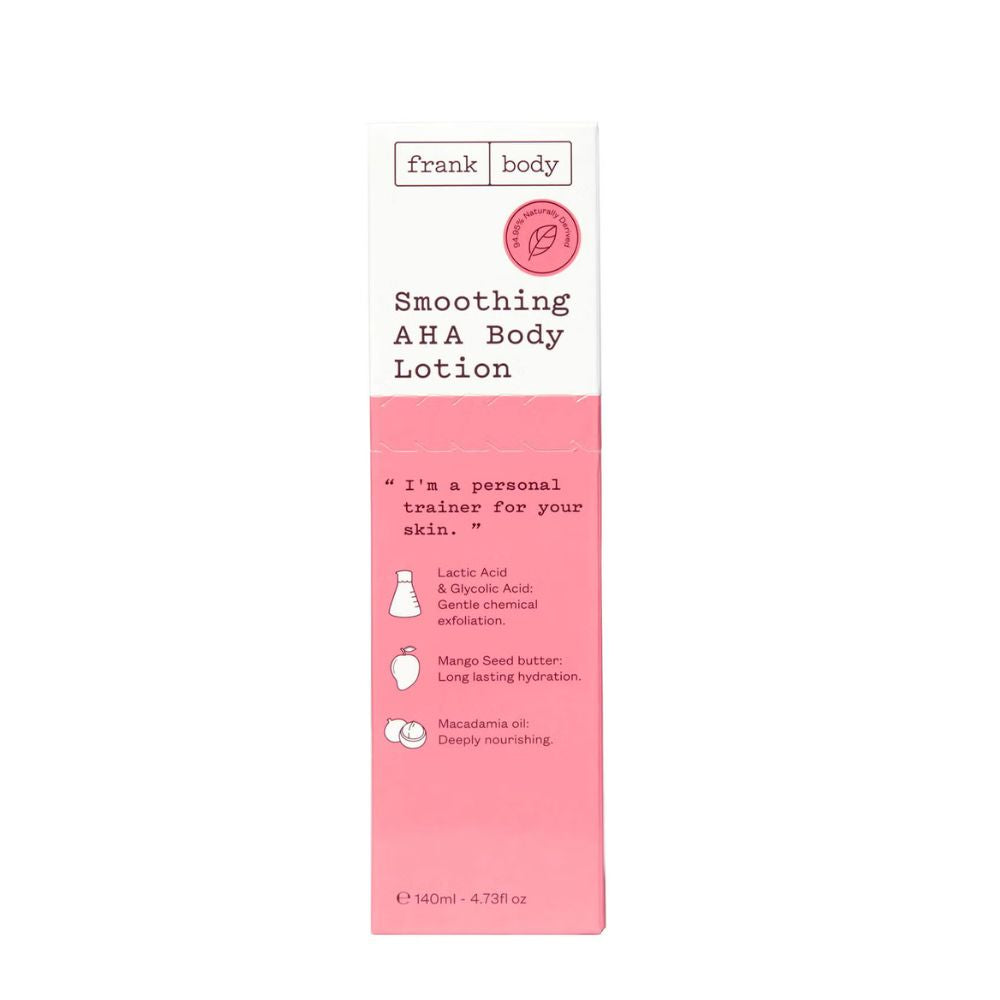 Frank Body Smoothing AHA Body Lotion 140ml