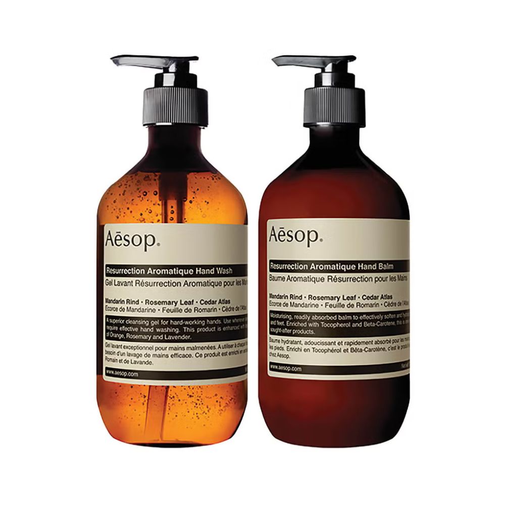 Aesop Resurrection Hand Cleanser and Balm Duet