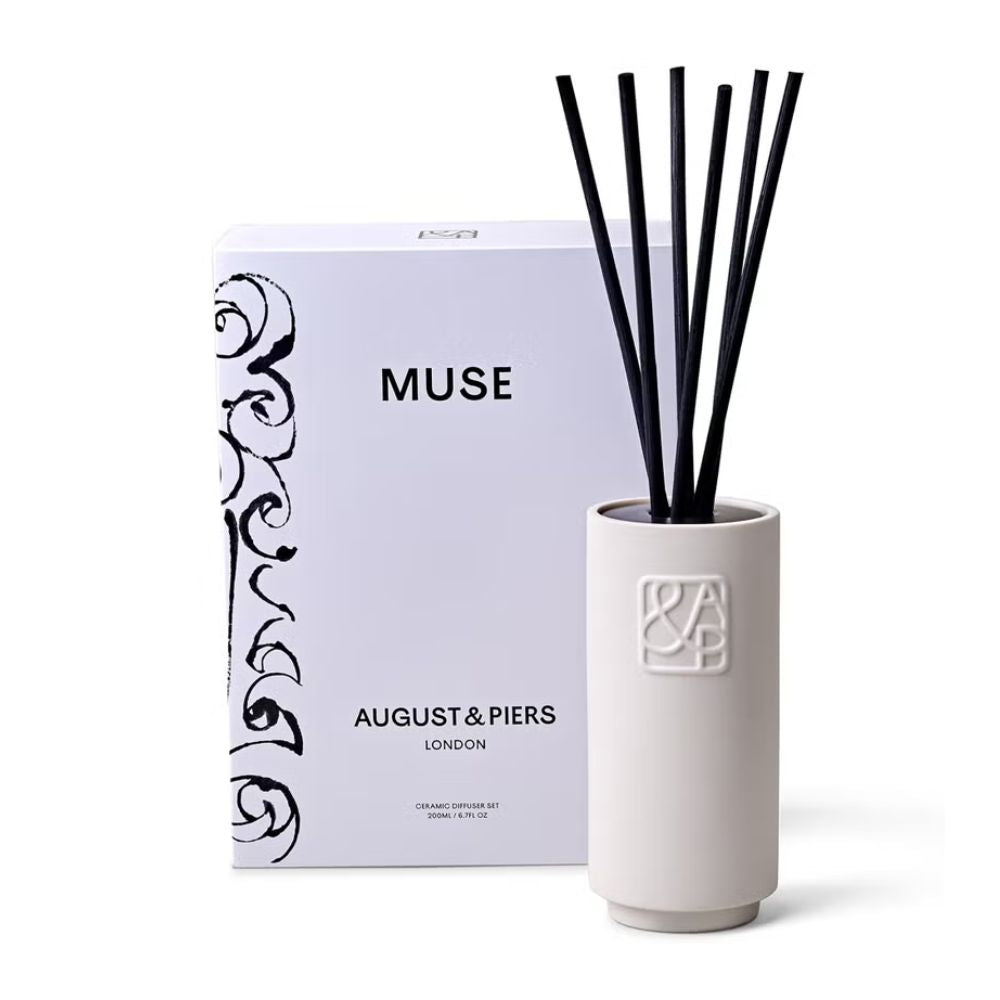 AUGUST&PIERS Muse Ceramic Diffuser Set 200ml