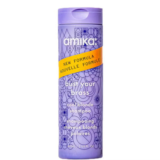 amika Bust Your Brass Cool Blonde Repair Shampoo Refillable Pouch 500ml
