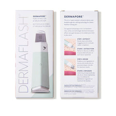 DERMAFLASH DERMAPORE Ultrasonic Pore Extractor Serum Infuser 5 piece