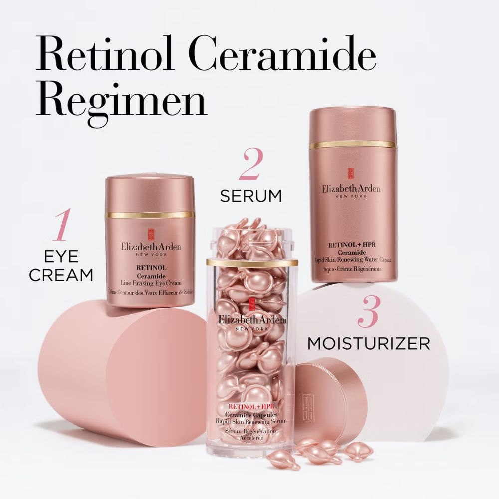 Elizabeth Arden Retinol + HPR Ceramide Capsules Rapid Skin Renewing Serum 60 Capsules