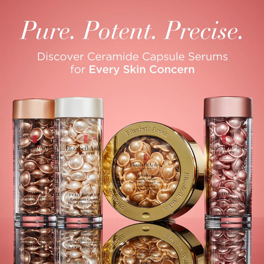 Elizabeth Arden Hyaluronic Acid Ceramide Capsules Hydra-Plumping Serum (90 Capsules)