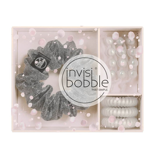 invisibobble Sparks Flying Trio Slim Hair Tie, Sprunchie Hair Tie and Waver Hair Clip