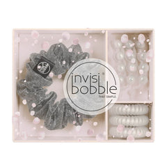 invisibobble Sparks Flying Trio Slim Hair Tie, Sprunchie Hair Tie and Waver Hair Clip