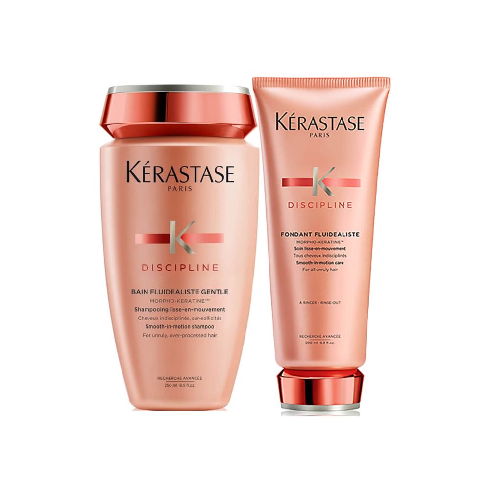 Kerastase Conditioner Discipline Bain Fluidealiste Gentle (250ml) and Fondant Fluidealiste (200ml)