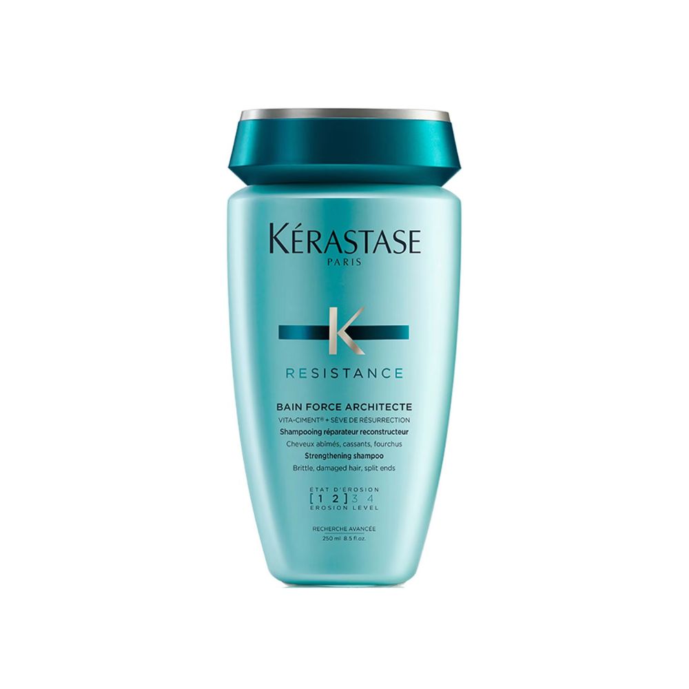 Kérastase Resistance Force Architecte Daily Strengthening Shampoo for Damaged, Brittle Hair with Vita-Ciment Complex 250ml