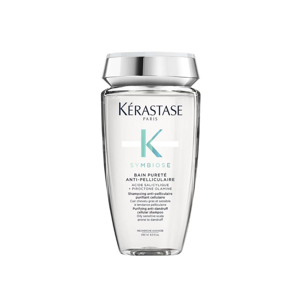 Kérastase Symbiose Purifying Anti-Dandruff Cellular Shampoo, For Oily Sensitive Scalp Prone To Dandruff, 250ml