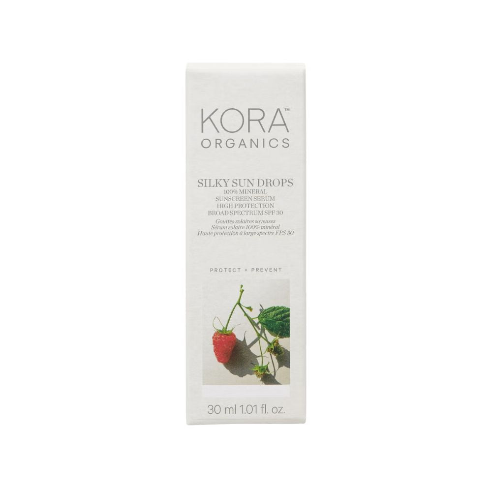 Kora Organics Silky Sun Drops 100% Mineral Sunscreen Serum 30ml