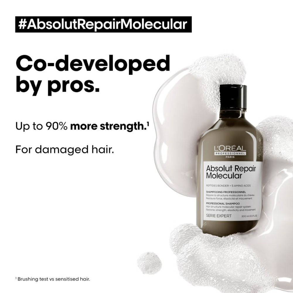 L'Oréal Professionnel Absolut Repair Molecular Sulfate-Free Hair Shampoo 300ml