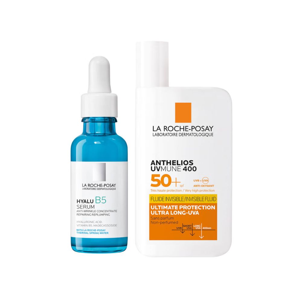 La Roche-Posay Hydrate and SPF Protect Routine Bundle