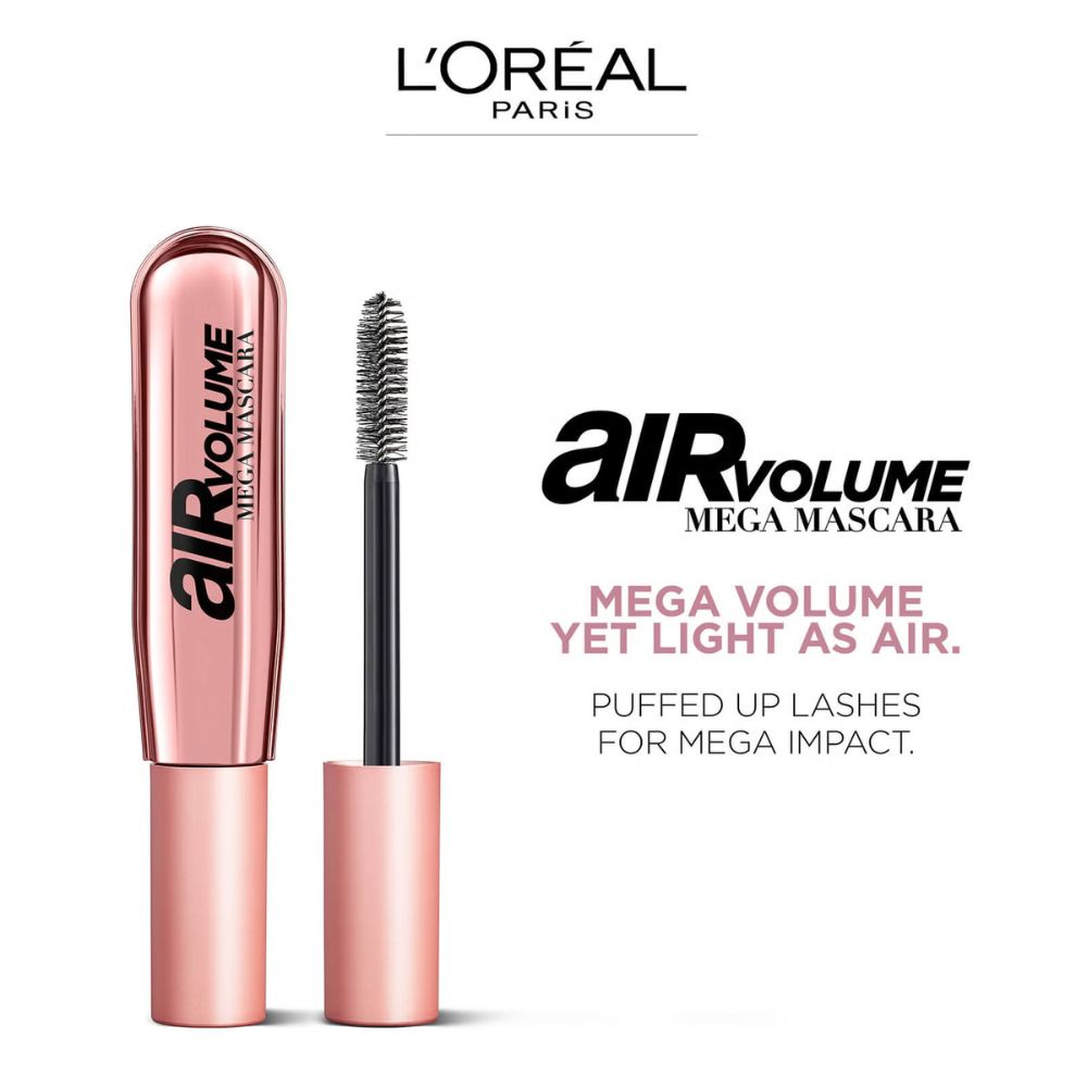 L'Oréal Paris Air Volume Mega Mascara, Black - 1 Black