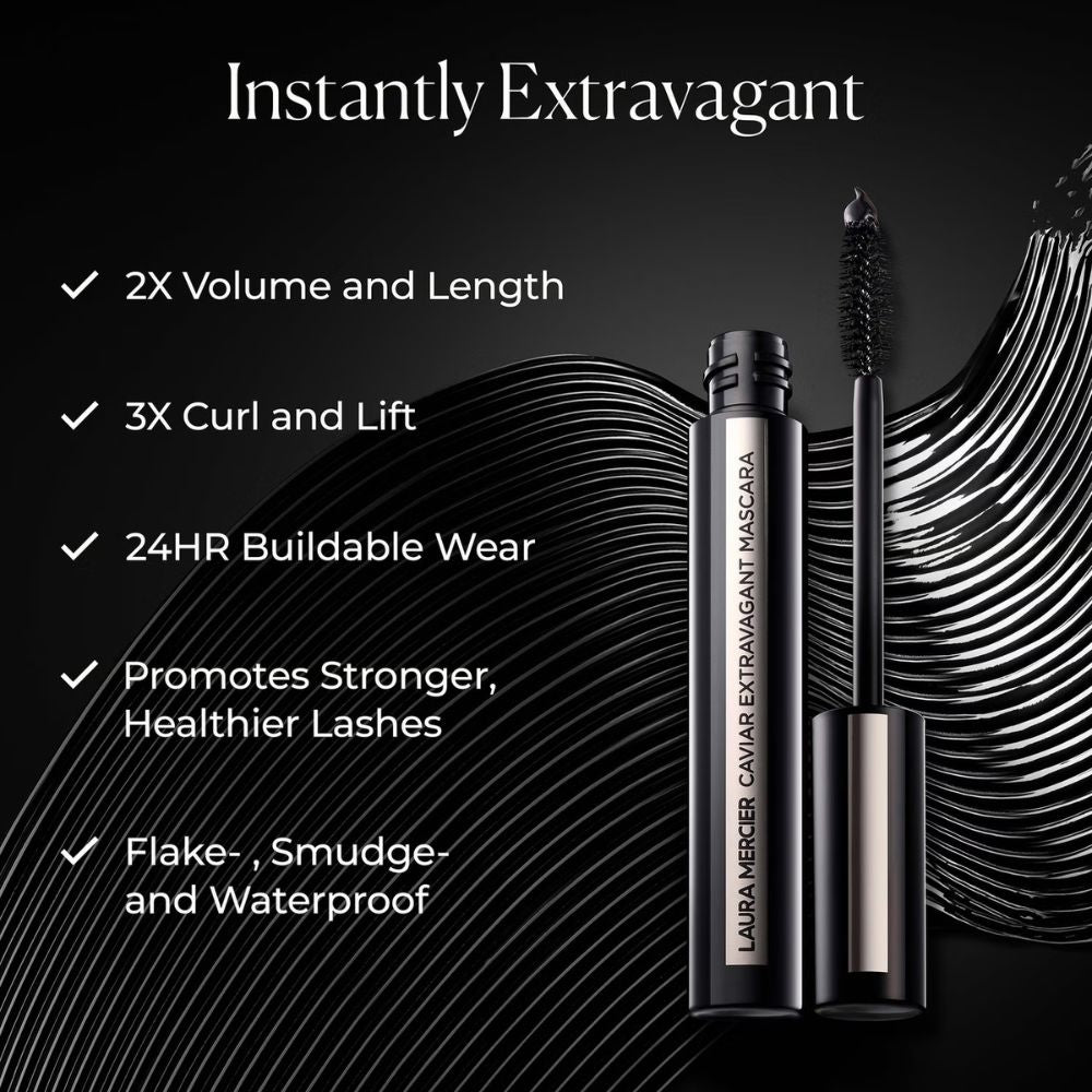 Laura Mercier Caviar Extravagant Mascara - Black - 8.5ml