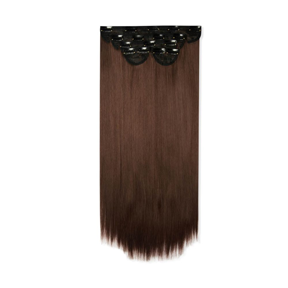 LullaBellz Super Thick 22" 5 Piece Straight Clip In Extensions (Various Shades)