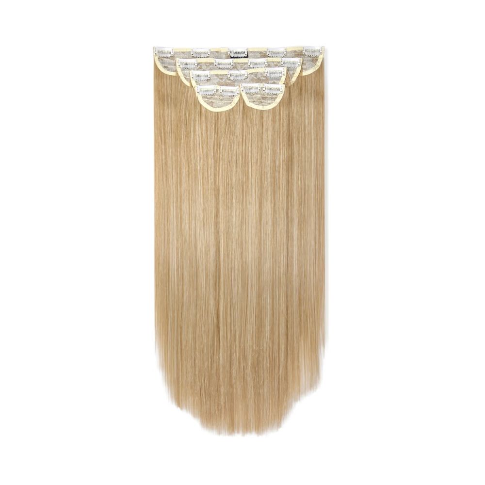 LullaBellz Super Thick 22" 5 Piece Straight Clip In Extensions (Various Shades)