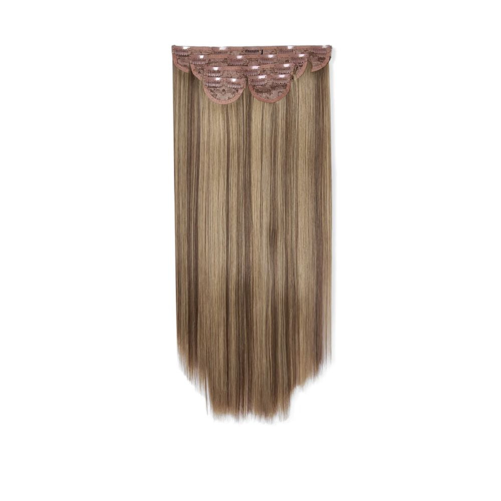 LullaBellz Super Thick 22" 5 Piece Straight Clip In Extensions (Various Shades)