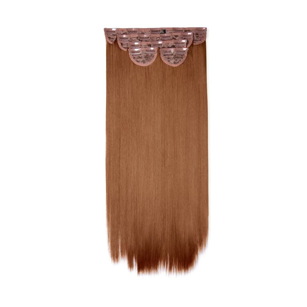 LullaBellz Super Thick 22" 5 Piece Straight Clip In Extensions (Various Shades)