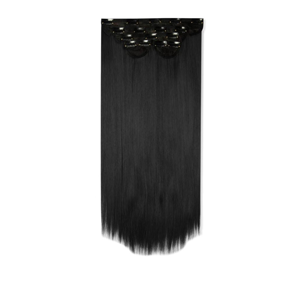 LullaBellz Super Thick 22" 5 Piece Straight Clip In Extensions (Various Shades)