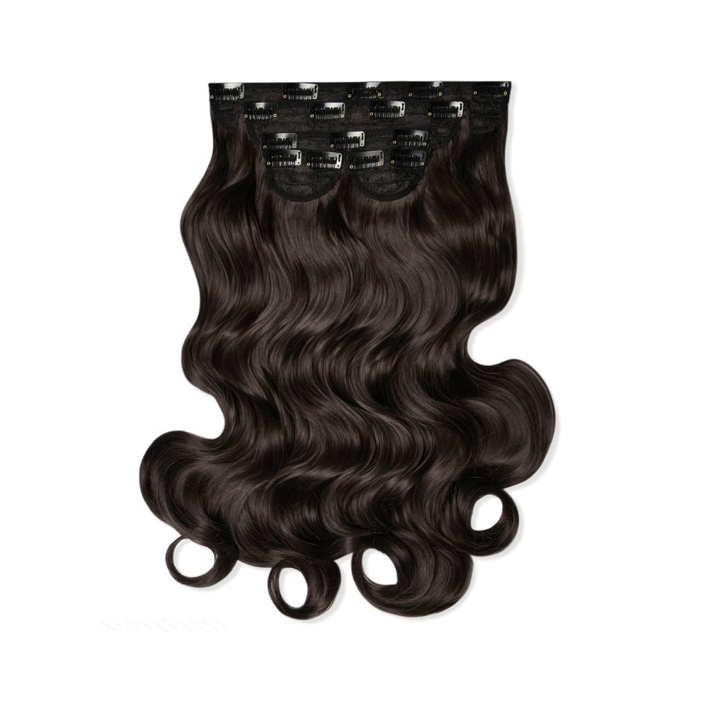 LullaBellz Super Thick 22" 5 Piece Curly Clip In Extensions (Various Shades)