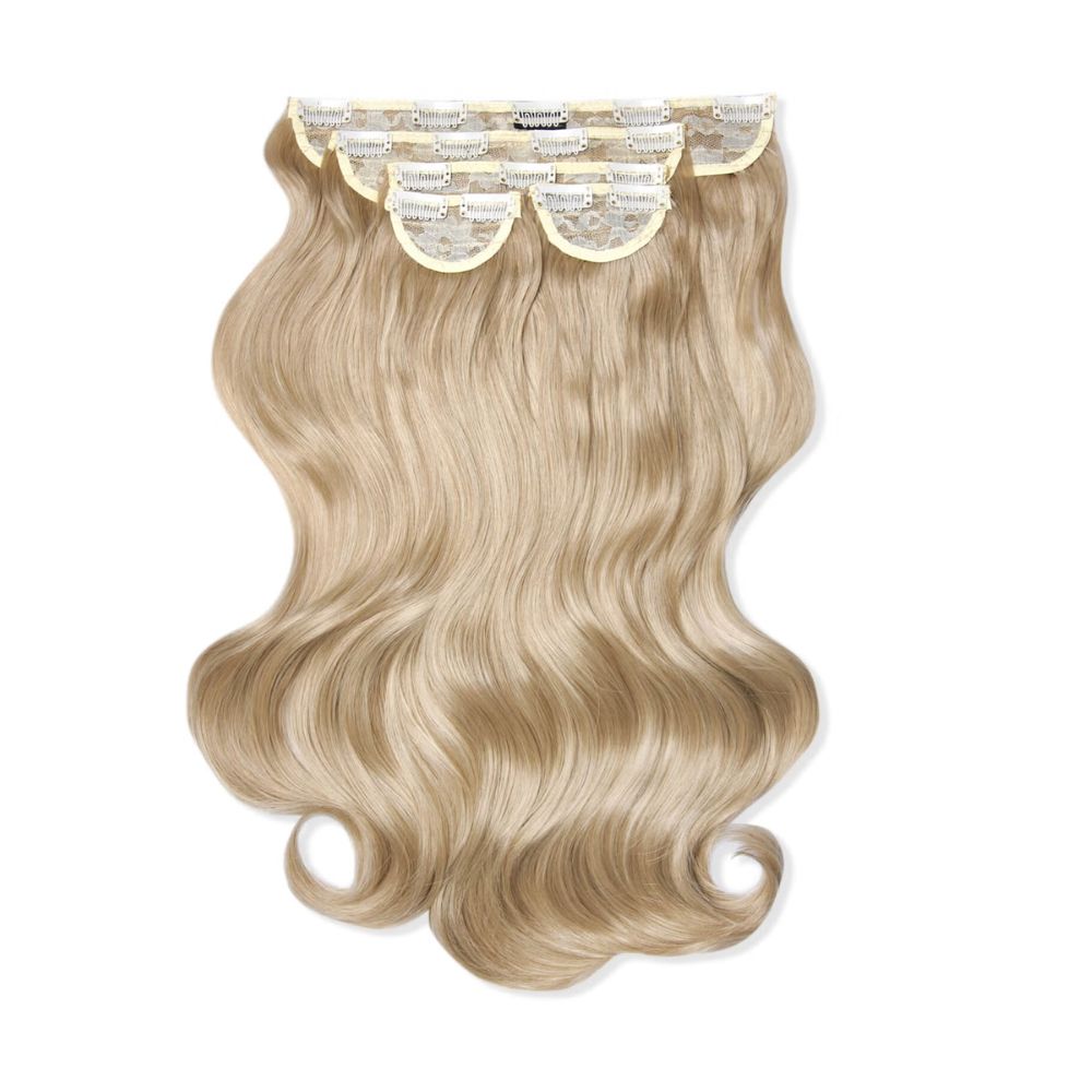 LullaBellz Super Thick 22" 5 Piece Natural Wavy Clip In Extensions (Various Shades)