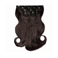 LullaBellz Super Thick 16" 5 Piece Blow Dry Wavy Clip In Extensions (Various Shades)