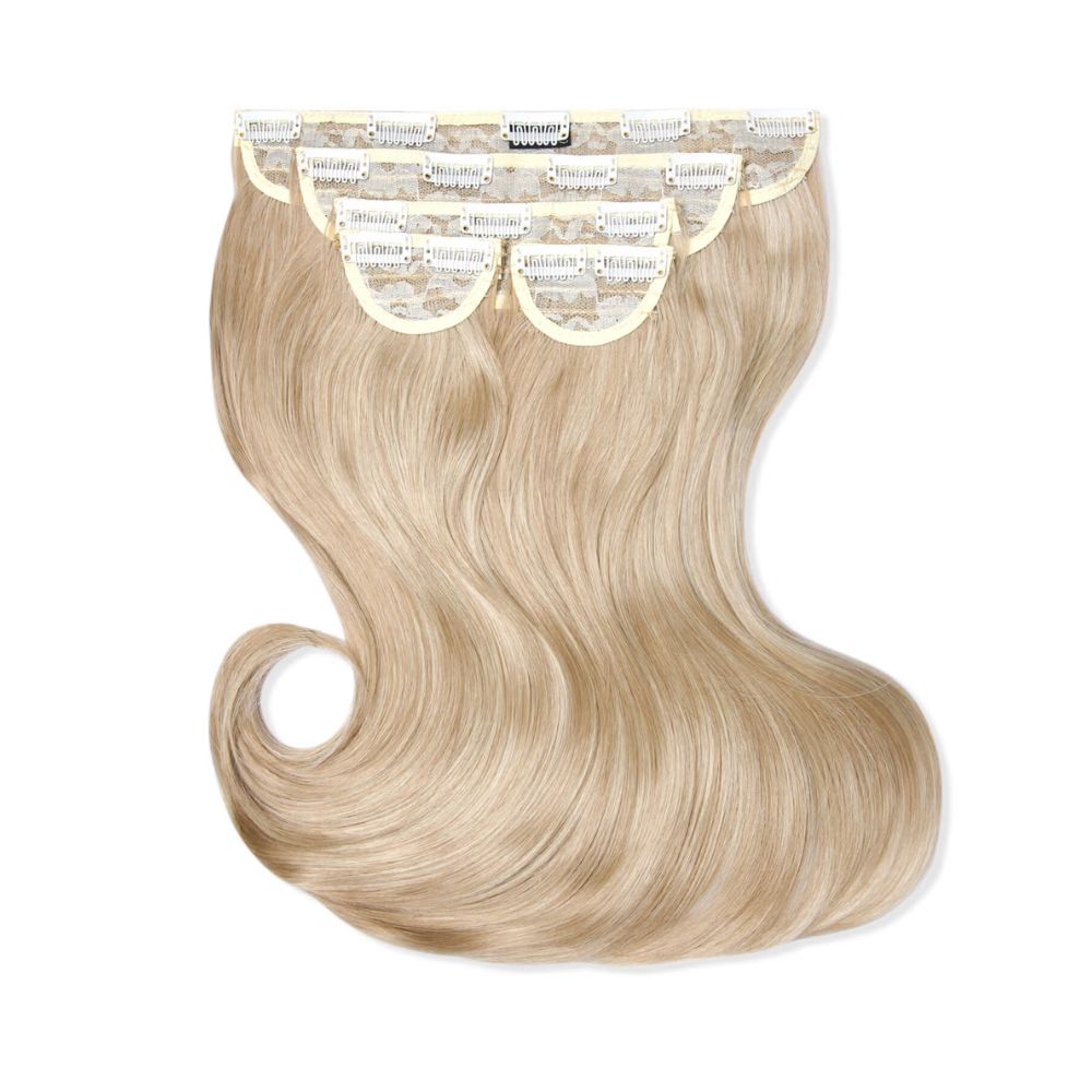 LullaBellz Super Thick 16" 5 Piece Blow Dry Wavy Clip In Extensions (Various Shades)