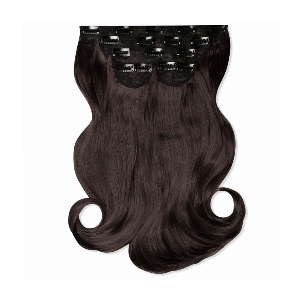 LullaBellz Super Thick 16" 5 Piece Blow Dry Wavy Clip In Extensions (Various Shades)