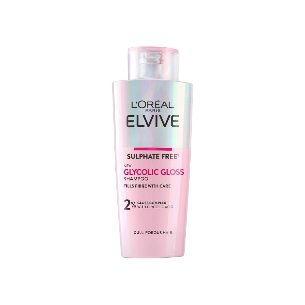 L'Oréal Paris Elvive Glycolic Gloss Shampoo and Conditioner Set for Dull Hair