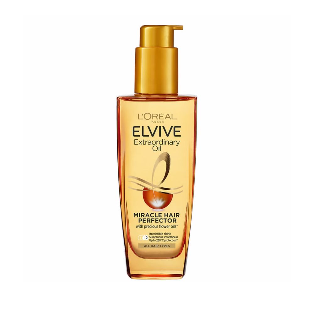 L'Oréal Paris Elvive Extraordinary Oil Nourished Hair Treatment Day and Night Routine Set for Dry Hair