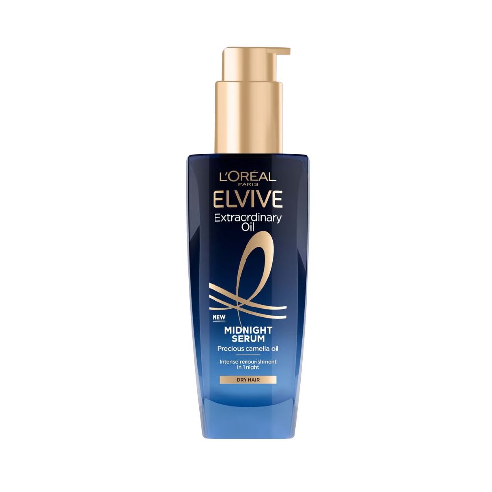 L'Oréal Paris Elvive Extraordinary Oil Nourished Hair Treatment Day and Night Routine Set for Dry Hair