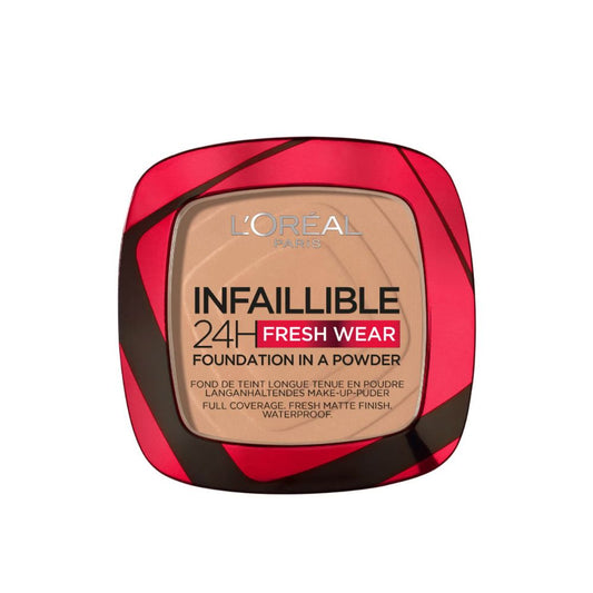 L'Oréal Paris Infaillible 24H Fresh Wear Foundation in a Powder 90g (Various Shades)