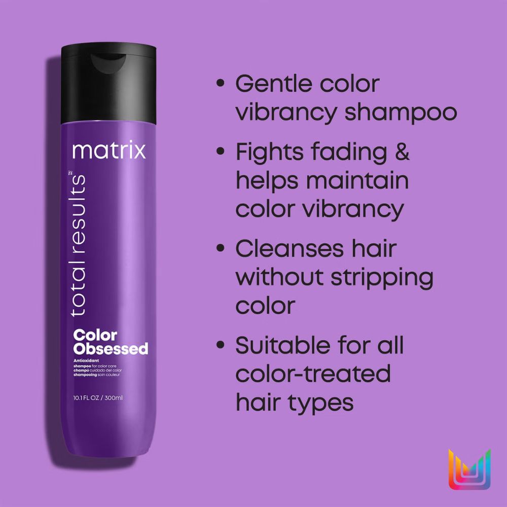 Matrix Total Results Color Obsessed Shampoo, Conditioner and Miracle Creator Routine for Colour Treated Hair