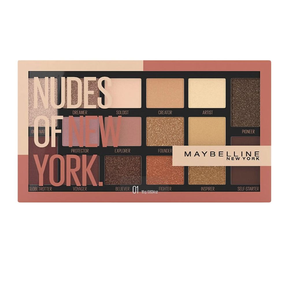 Maybelline Nudes Of New York Eyeshadow Palette 18g