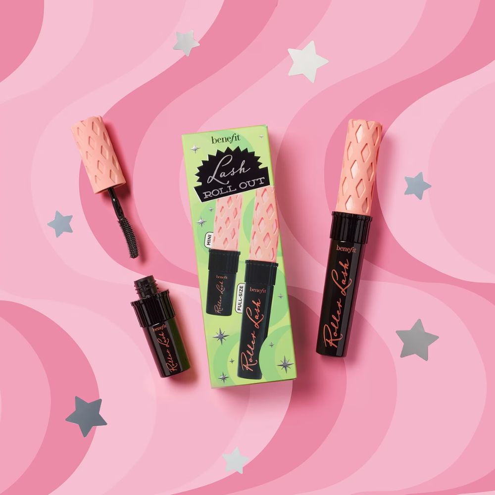 BENEFIT COSMETICS Lash Roll Out - Full-size & mini curling & lifting mascara