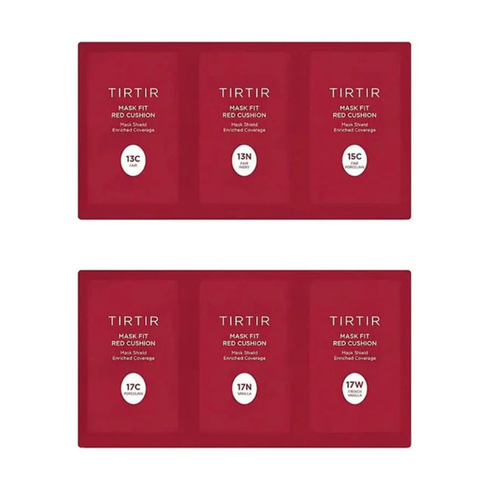 TIRTIR - Mask Fit Red Cushion 6 Shade Trial Kit - 5 Colors