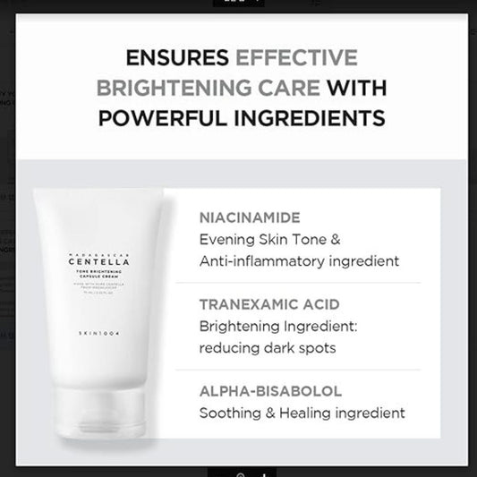 SKIN 1004 - Madagascar Centella Tone Brightening Capsule Cream