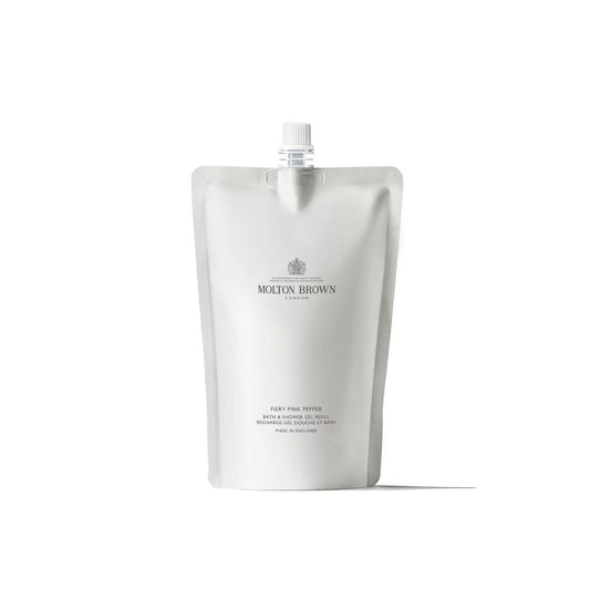عبوة إعادة تعبئة جل الاستحمام مولتون براون بنكهة الفلفل الوردي الناري 400 مل