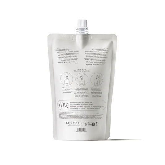 عبوة إعادة تعبئة غسول اليدين السائل مولتون براون برائحة البرتقال والبرغموت، 400 مل