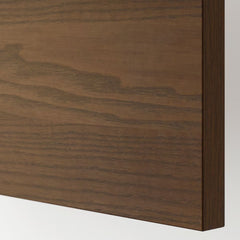 IKEA METOD 4 fronts for dishwasher, Stensta dark brown ash veneer, 60 cm