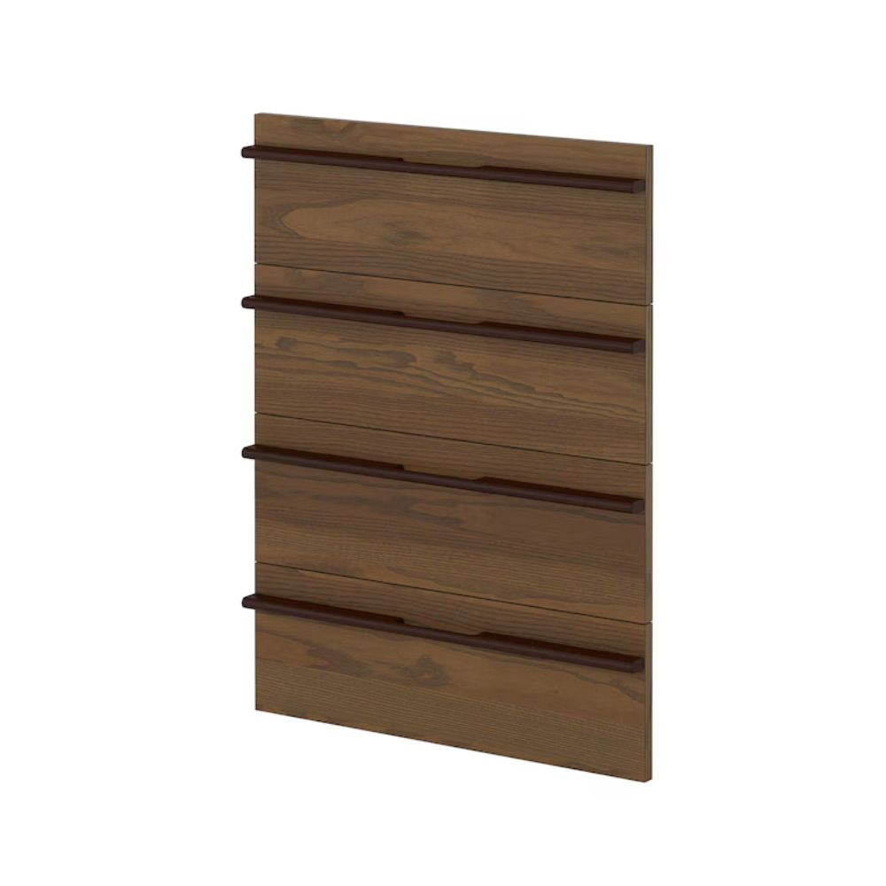 IKEA METOD 4 fronts for dishwasher, Stensta dark brown ash veneer, 60 cm
