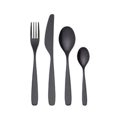 IKEA TILLAGD 24-piece cutlery set, black