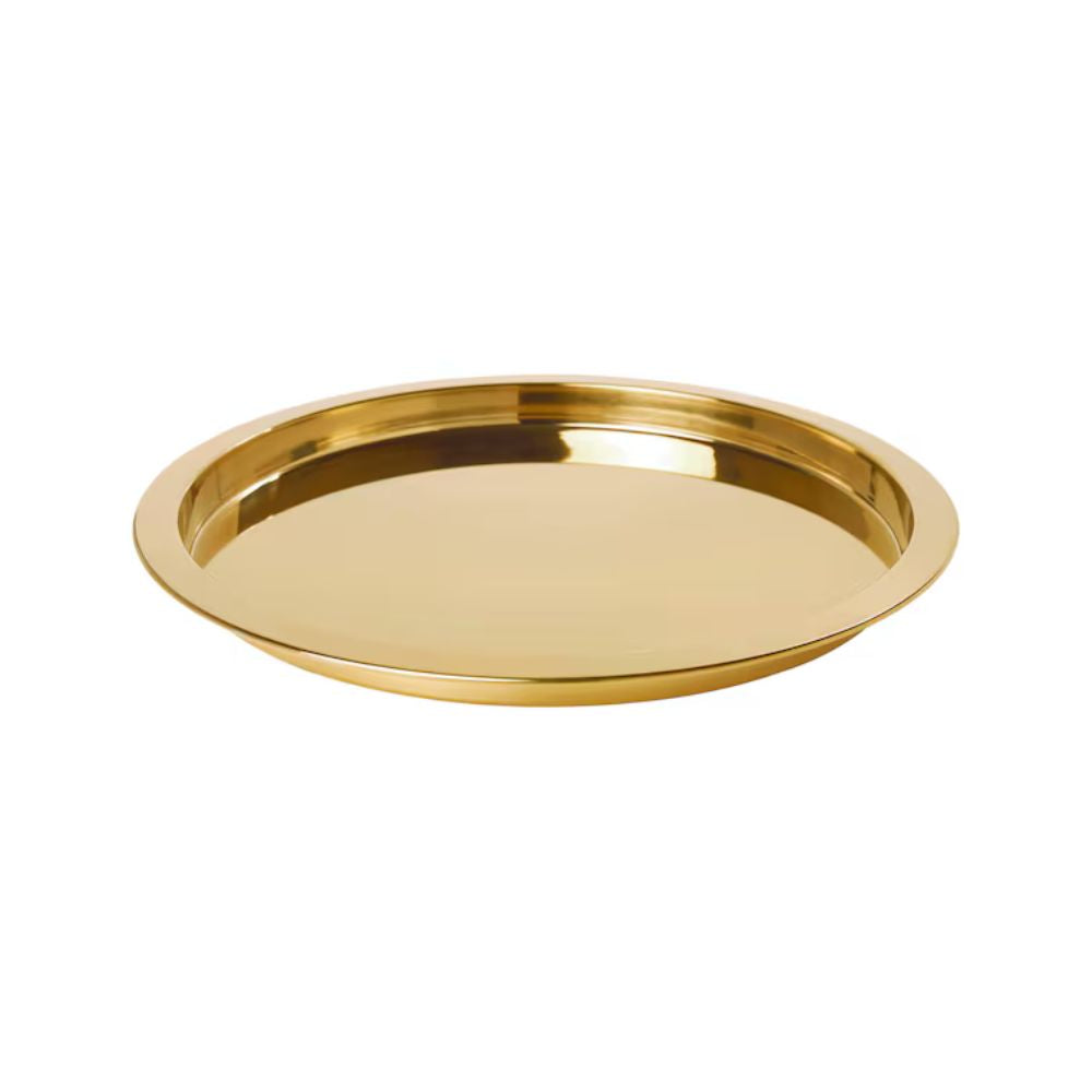 IKEA GLATTIS Tray, brass-colour, 38 cm