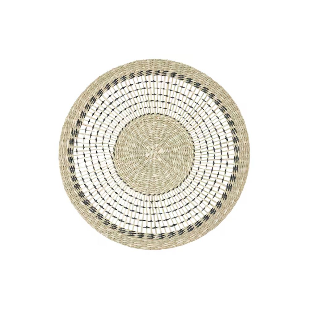 IKEA PENNFISK Place mat, natural/sedge handmade, 37 cm