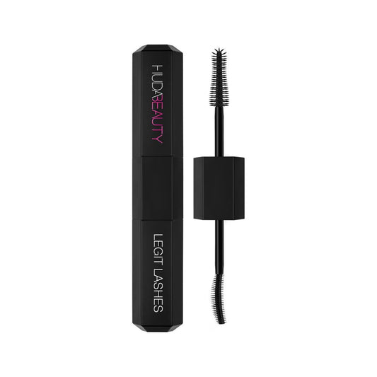 HUDA BEAUTY LEGIT LASHES Double-Ended Volumizing and Lengthening Mascara