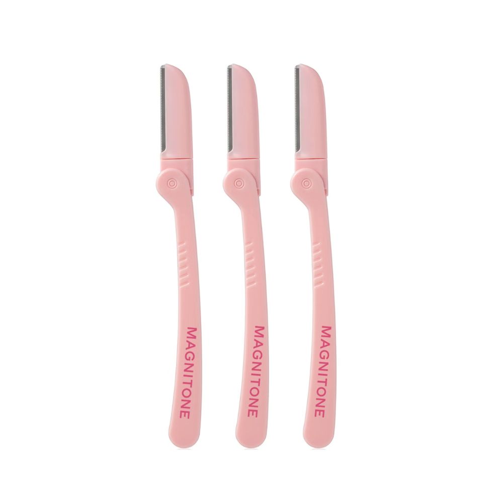 MAGNITONE BrowzThat Eyebrow Shaping and Dermaplane Razor 3 Pack