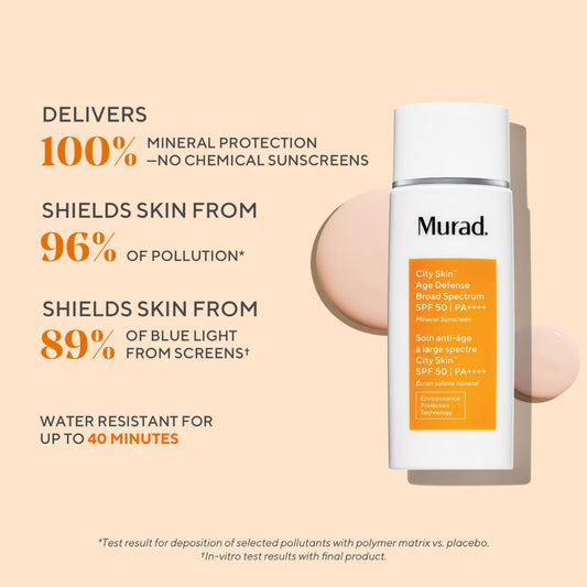 Murad City Skin Age Defense Broad Spectrum SPF50 PA ++++ 50ml
