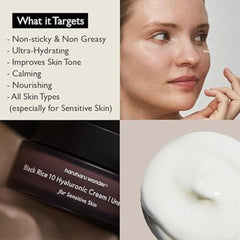 Haruharu wonder - Black Rice 10 Hyaluronic Cream Unscented 50ml