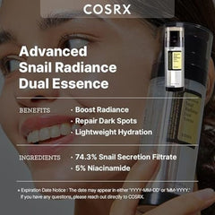COSRX - Advanced Snail Radiance Dual Essence