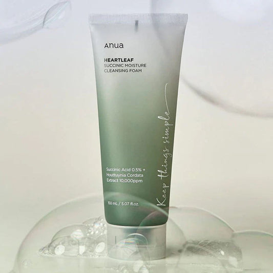 Anua - Heartleaf Succinic Moisture Cleansing Foam 150ml