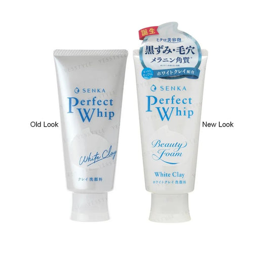 Shiseido - Senka Perfect Whip White Clay Beauty Face Foam